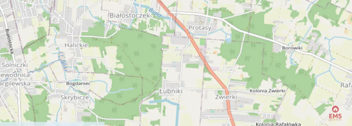 Działka pod lasem blisko Białegostoku