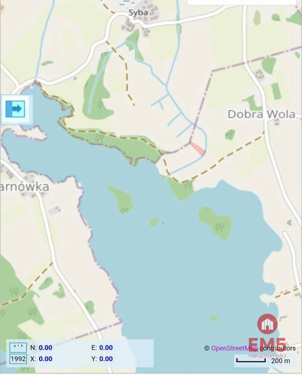 Działka nad jeziorem w gminie Stare Juchy.