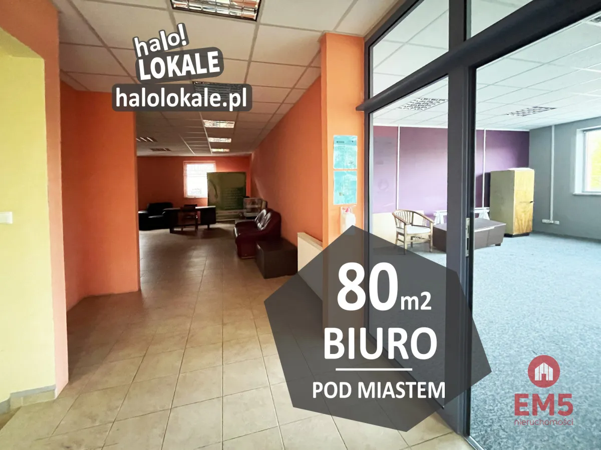 Biuro pod miastem, magazyn, plac