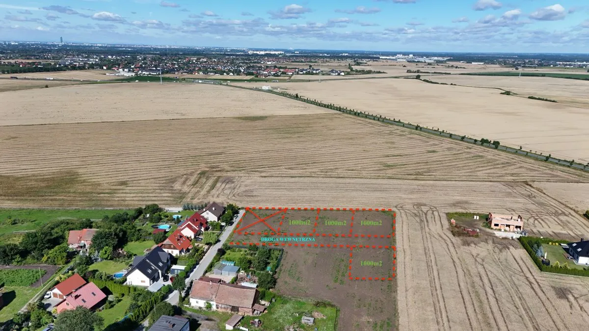 Działka budowlana 1000m2 - MPZP * Blisko WOW
