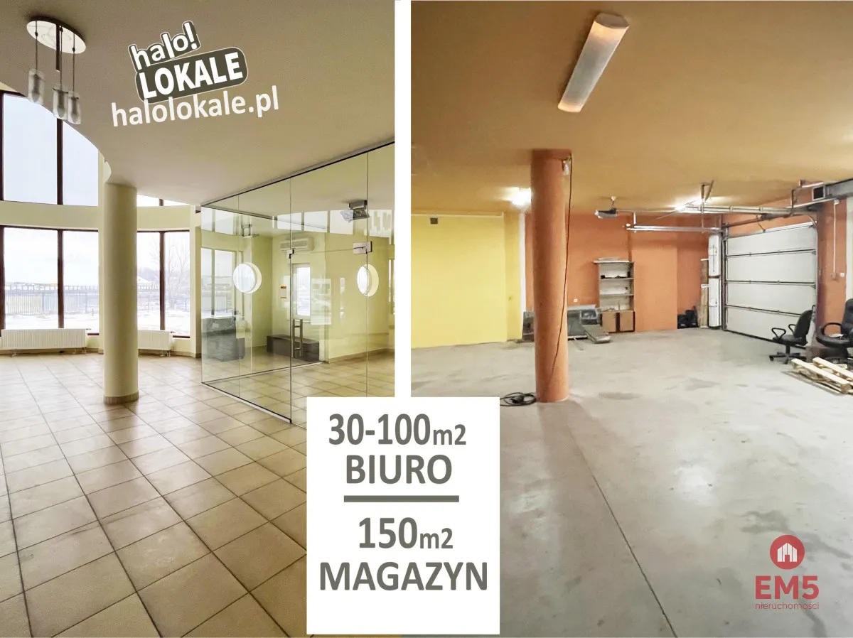 Biura z magazynem do wynajęcia