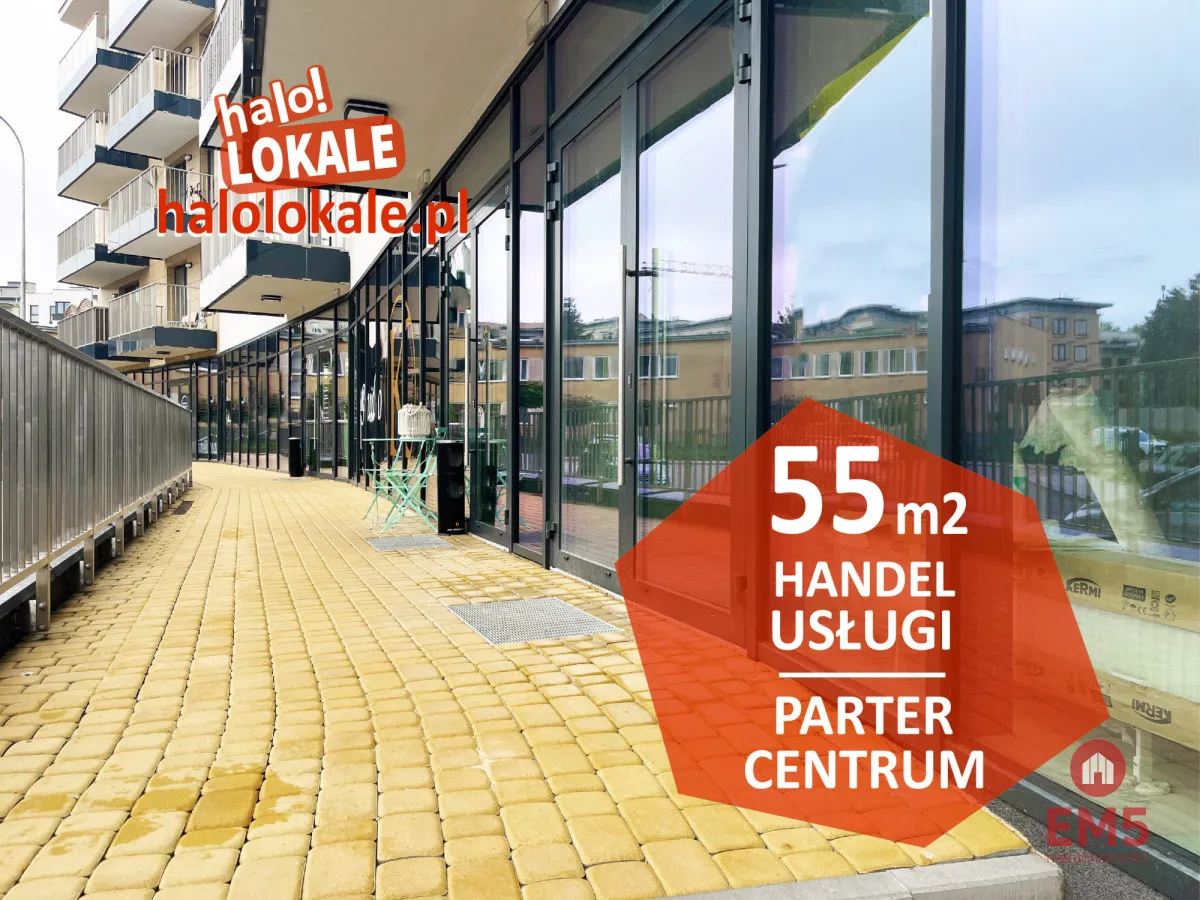 Nowy lokal 54m2 parter, centrum