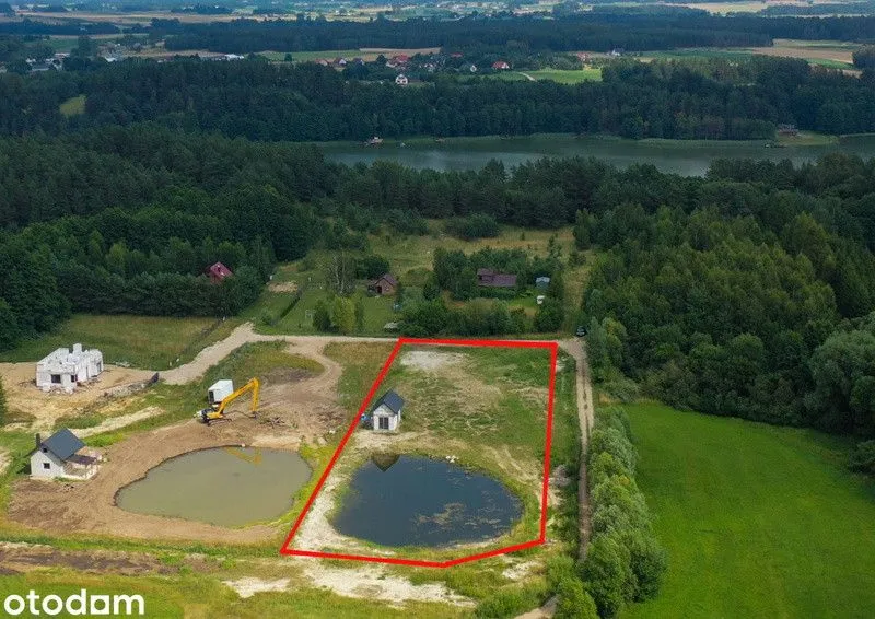 Działka ze stawem w pięknej okolicy Doliny Rospudy