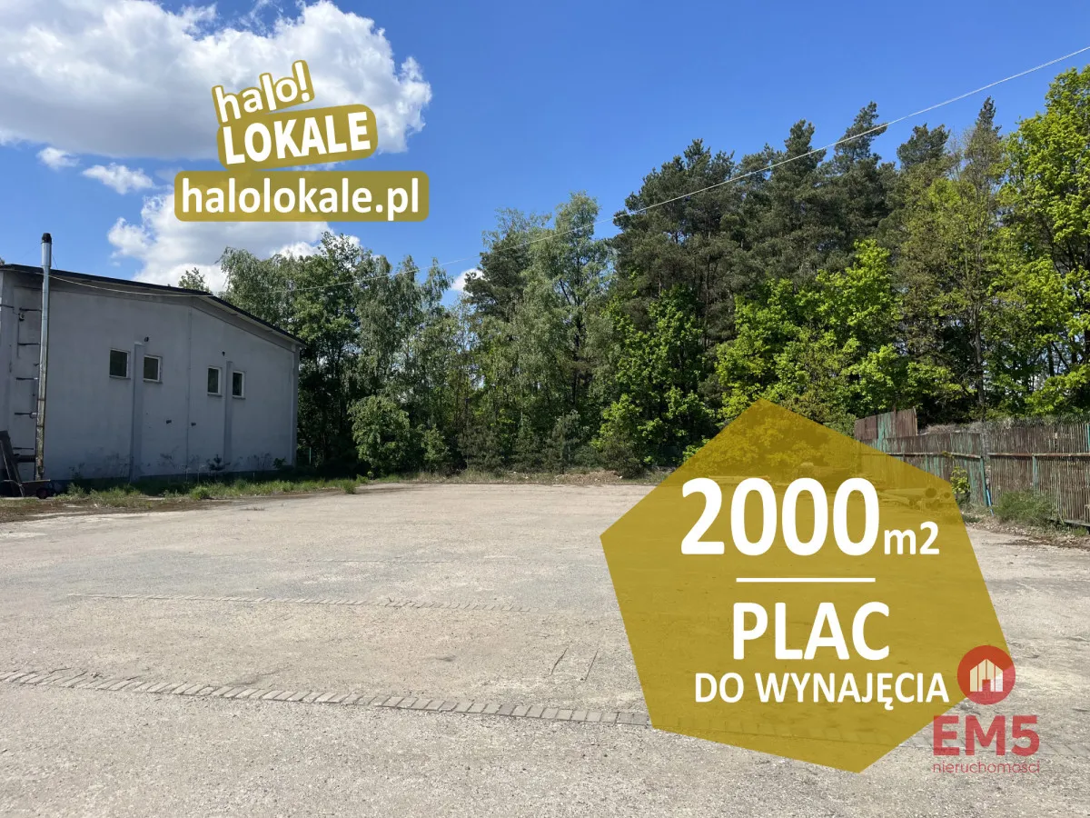 Plac utwardzony do wynajęcia.
