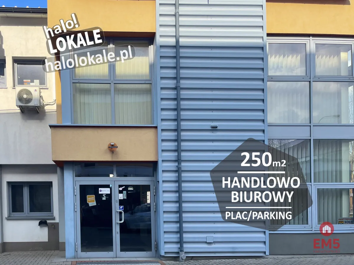 Powierzchnia handlowo biurowa z placem