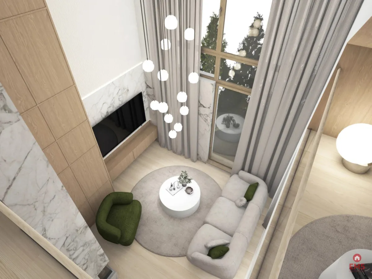 Apartament z antresolą